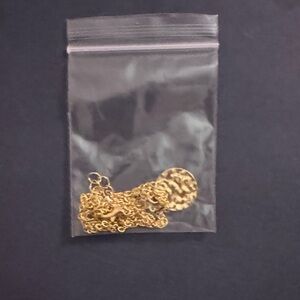 Gold-Toned Chain Necklace